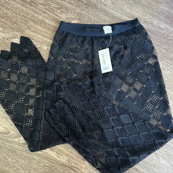 Pain & Sucre- from Sydney, lightweight see through knit pant. Black. - Picture 1 of 5